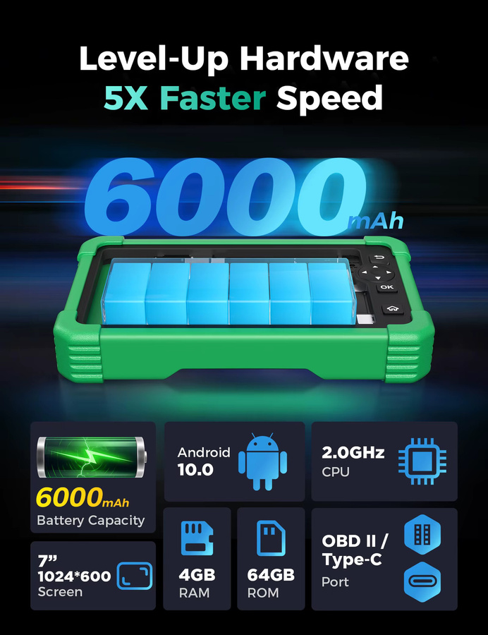 LAUNCH CRP919EV Diagnosegerät für Elektrofahrzeuge und Kfz-Scanner - Bild 2