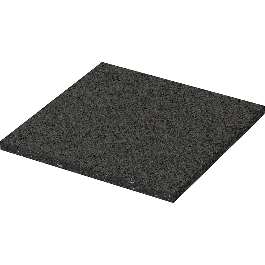GS Terrassen Gummipad alukaschiert für Stellfüße, Schwarz, B/T/H: 20 x 20 x 0,5 cm - Bild 2