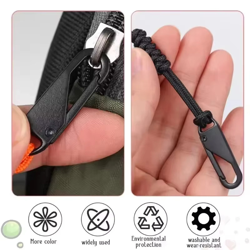 Bunte Tragbare Zipper Pulls aus Metall für Rucksack und Kleidung als DIY Nähzubehör, Mehrfarbig - Bild 5