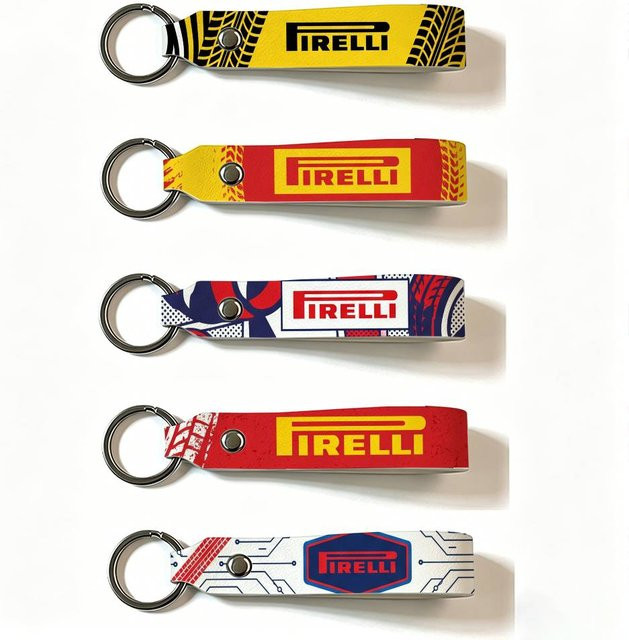 Pirelli Schlüsselanhänger, PU-Leder - Bild 1