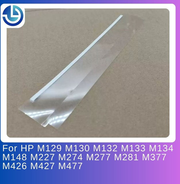 HP ADF Mylar-Führungsfilm-Scanner-Glasstreifen in Transparent für Drucker M130 M132 M134 M227 M277 M148 M203 M230 M377 M477 - Bild 1