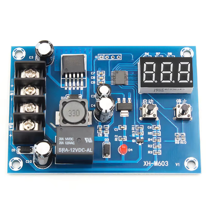 XH-M603 Ladesteuerungsmodul für 12-24V Lithium-Batterien mit LED-Anzeige in Blau - Bild 2