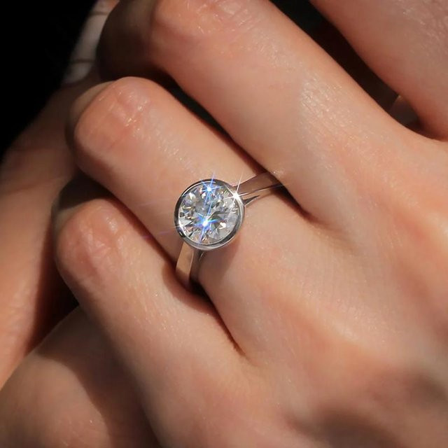YIRAN Jewelry Ring, Zirkonia, Kupfer, Damen - Bild 1