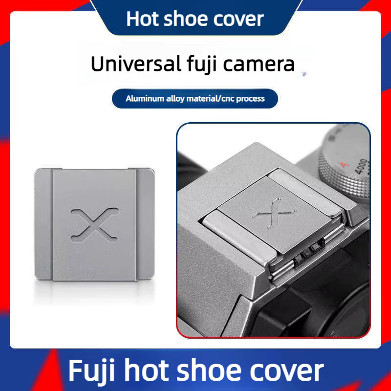 Fujifilm Kameraschutzabdeckung aus Aluminiumlegierung für Blitzschuh in Silber, passend für X100VI, XT50, XT4, XE4 und XS20 - Bild 2