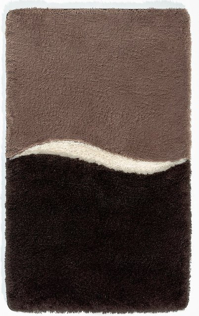 Badematte SALENTO braun modern rechteckig aus Polyacryl B/T: 50 x 60 cm - Bild 1