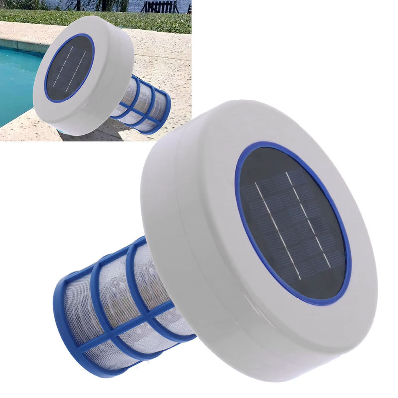 Solarbetriebener Pool Ionisator mit Silber-Ionen zur Reinigung von Schwimmbad, Spa und Brunnen in Weiß - Bild 3