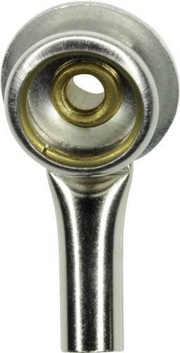 TRU COMPONENTS BABU-DRS-10 ESD-Druckknopf-Adapter mit 10 mm Druckknopf und Bananenbuchse in Silber aus Messing - Bild 1