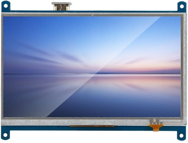 Honor Electronics 7-Zoll LCD-resistiver Touchscreen mit HDMI und GPIO-Schnittstelle für Raspberry Pi, Blau, Breite: 800 px, Höhe: 480 px - Bild 1