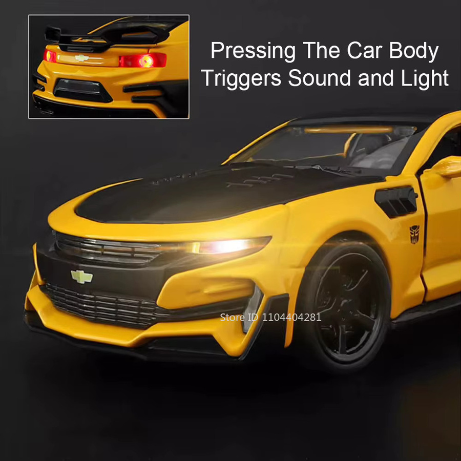MAKEDA Camaro Diecast Modell, 1:32, Metall, mit Sound und Licht - Bild 2