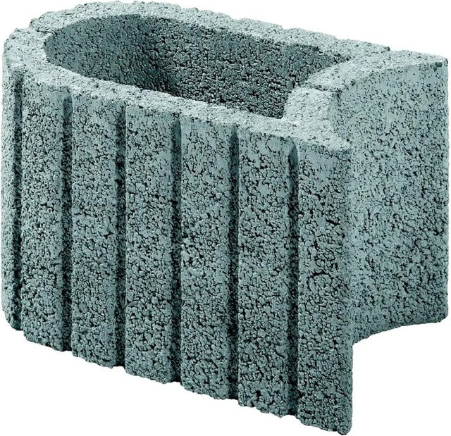 Kann Pflanzstein Mini Plus Grau B/T/H: 35 x 20 x 20 cm - Bild 1