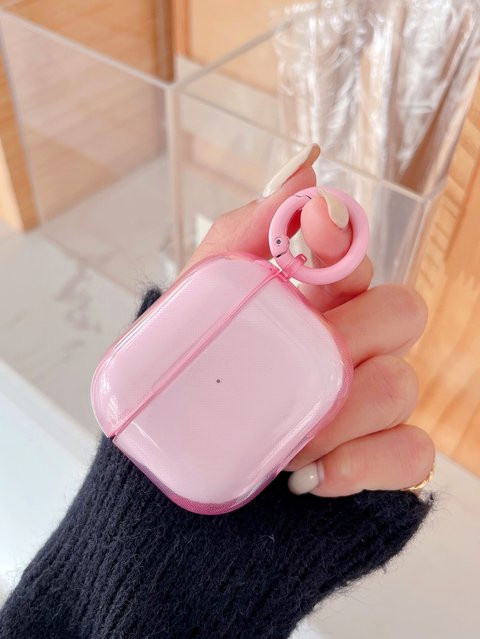 Transparente TPU Schutzhülle für Apple AirPods Pro 2, Pro 3 und AirPods 4 in Bonbonfarben und Multicolour - Bild 1