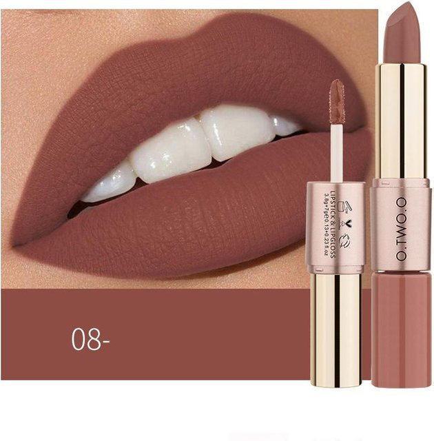 O.TWO.O Duo Matte Lipgloss Lippenstift 2 in 1, 0.8 - Bild 1