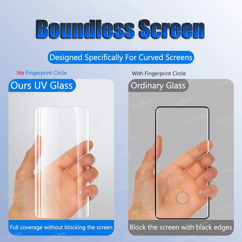 HD UV gehärtetes Glas Displayschutzfolie für Samsung Galaxy S24 S23 S22 S21 S20 Plus Ultra FE Note 20 S10 Lite 5G transparent - Bild 2