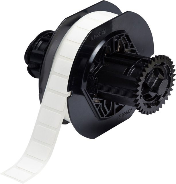 Brady FreezerBondz Etikettenband aus Polyester, Weiß matt, permanent, B/H: 22,86 x 12,7 mm - Bild 1