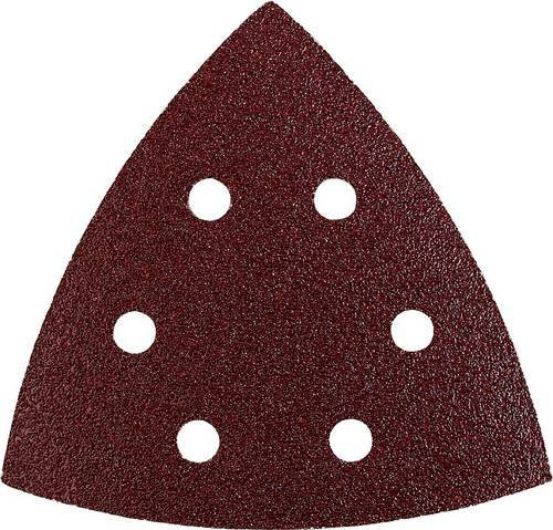 Kwb Deltaschleifpapier Körnung 80 Durchmesser: 105 mm, 5 Stück, Braun - Bild 1