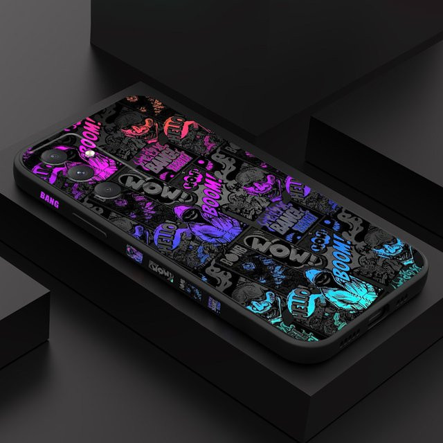 Blackface Clown Handyhülle für Samsung Galaxy A-Serie in Blau und Multicolour - Bild 1