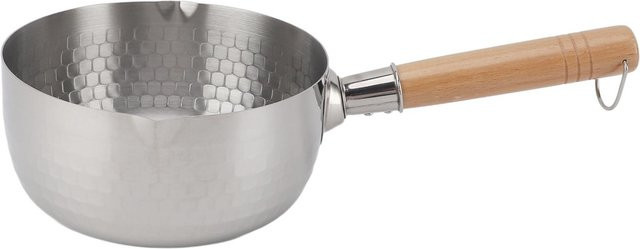 CosyHome Edelstahl Kochtopf mit Ausgießrand in Grau, Durchmesser: 18 cm - Bild 1