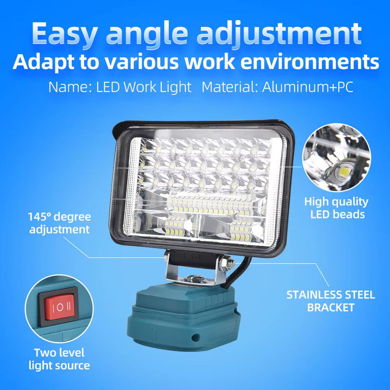 Makita LED Arbeitslicht für 18V Li-Ion Akku als tragbare Flutlampe für Camping und Notfälle - Bild 2