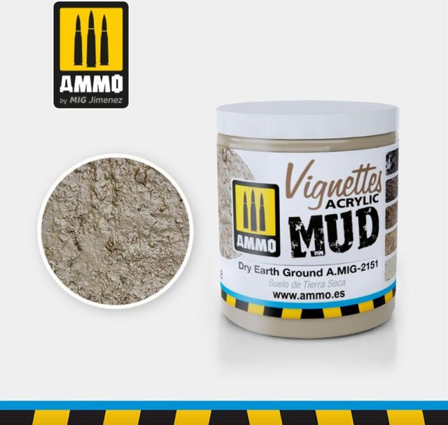 AMMO by MIG Jimenez Vignettes Dry Earth Ground, Braun - Bild 1