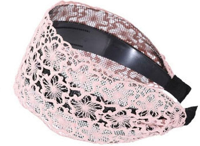 Muyan Haarreif, Spitze, Turban, rosa, Damen - Bild 1
