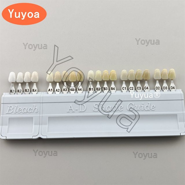 Yuyoa Zahnfarben-Guide, 20 Farben, Vita BL1/2/3/4 Schatten Guide - Bild 1