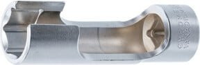 BGS Spezial Steckschlüssel-Einsatz geschlitzt, Antrieb Innenvierkant 10 mm (3/8 Zoll), SW 18 mm, Silber - Bild 1