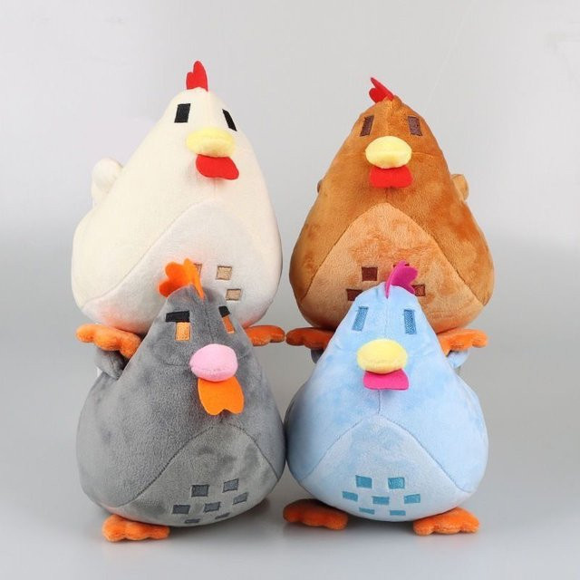 Andralyn Stardew Valley Huhn Plüschtier als weiches Kuscheltier für Kinder - Bild 1