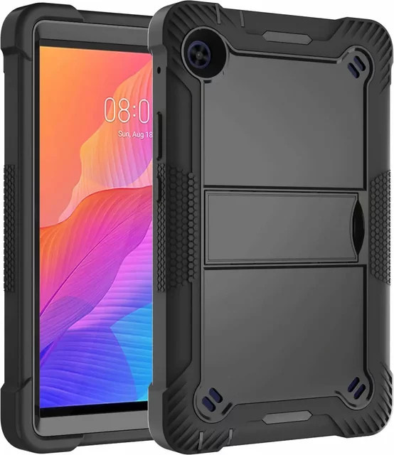 Schutzhülle mit Standfunktion für Samsung Galaxy Tab A9 Plus, A11, S9, S6 Lite, A8, A7 und A7 Lite in Schwarz oder Grau - Bild 1