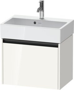 Duravit Waschtischunterschrank Ketho.2 Compact, Wandhängend, Weiß Hochglanz, B/T/H: 58,4 x 39,0 x 44,0 cm - Bild 1