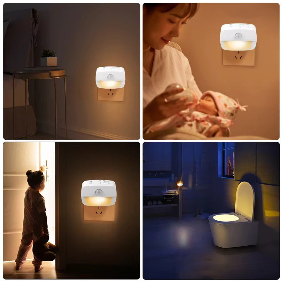 GGBEE LED-Nachtlicht mit Bewegungssensor in Weiß für Schlafzimmer und Flur - Bild 3