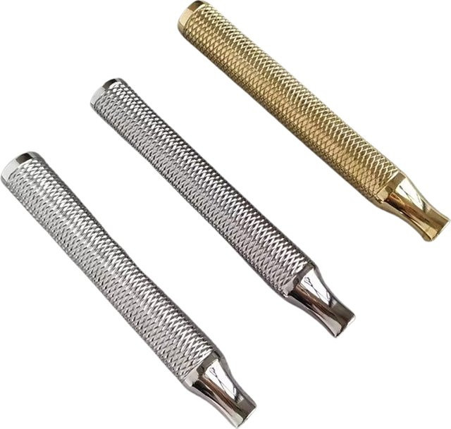Dscosmetic KVS 316L Sicherheitsrasierergriff aus Edelstahl, Unisex - Bild 1