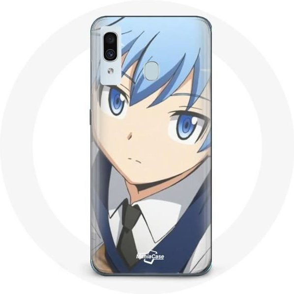 Handyhülle für Samsung Galaxy A20e mit Nagisa Shiota Assassination Classroom Anime Motiv in Schwarz und Multicolour - Bild 1