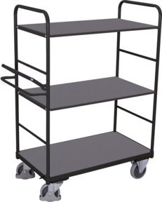 Cordes Etagenwagen VARIOFIT mit Totmannbremse in Anthrazit RAL 7016 - Bild 1