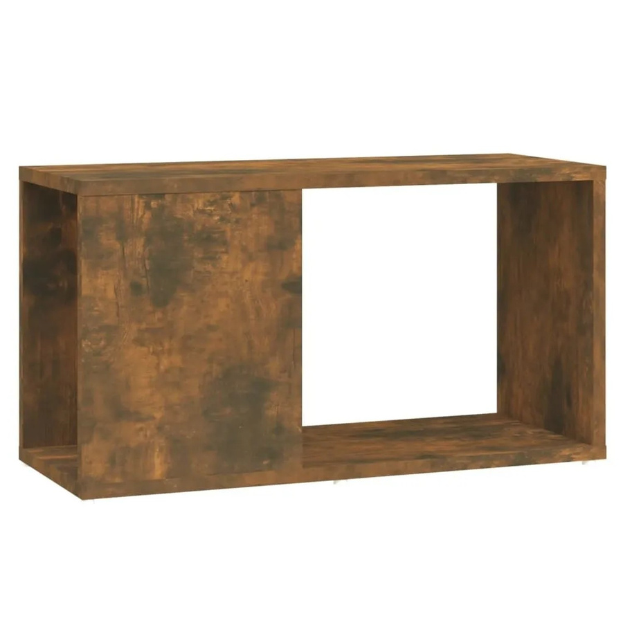 vidaXL TV-Schrank aus Holzwerkstoff in Räuchereiche, Braun, B/T/H: 60 x 24 x 32 cm - Bild 2