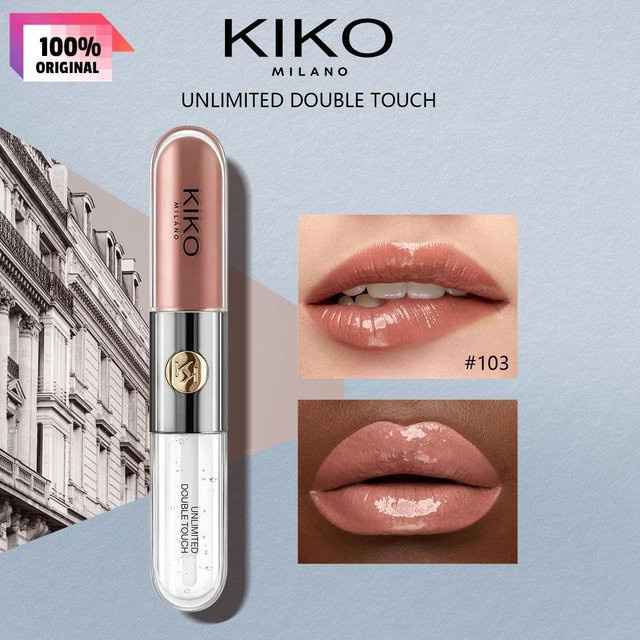 KIKO Milano Unlimited Double Touch Lippenstift, 6 ml, 103, glänzend - Bild 1