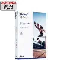 Tecno Speed Kopierpapier A3, 80g, weiß, matt, 500 Blatt - Bild 2