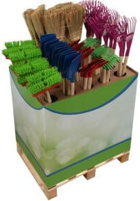 floraworld Kinder-Gartengeräte Set in Bunt, 72 Stück - Bild 1