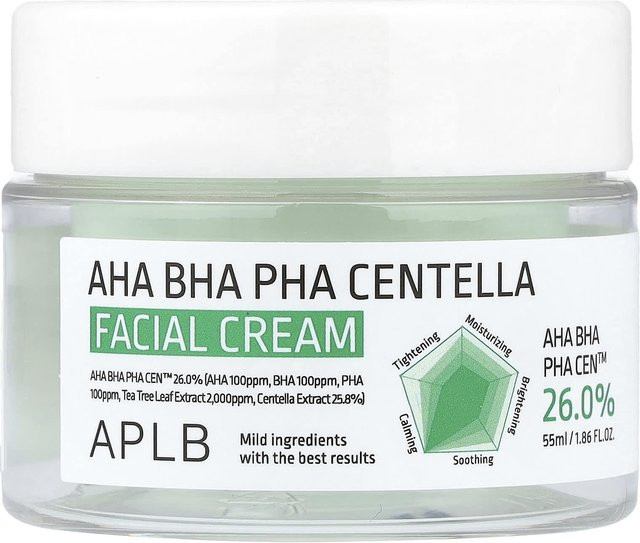 APLB AHA BHA PHA Centella Gesichtscreme, 55 ml - Bild 1