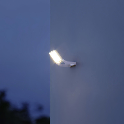Steinel XLED One S LED-Außenstrahler in Weiß mit Bewegungsmelder, 18,6 W und 2050 lm - Bild 2