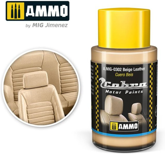 AMMO by MIG Cobra Motor, Beige Leather - Bild 1
