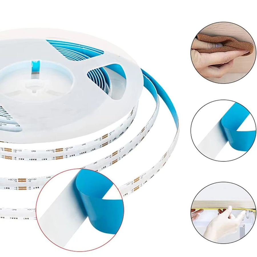 YSRSAI Zigbee COB LED Streifen RGB Multicolour DC24V mit 840 LEDs/m für TV, Schlafzimmer und Party, kompatibel mit Google Assistant und Amazon Alexa - Bild 3