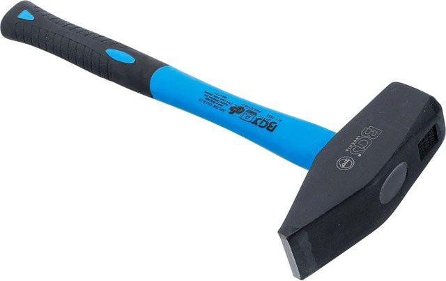 BGS Schlosserhammer 3858 mit Fiberglasstiel in Schwarz-Blau, 2000 g - Bild 2
