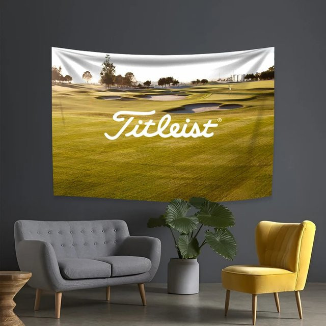 VIKAMA Golf-Flaggen Wandteppich Outdoor-Sportbanner aus Polyester, Mehrfarbig, Breite: 91,44 cm, Höhe: 152,4 cm - Bild 1