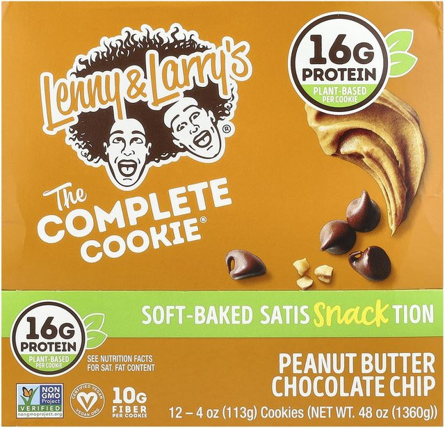 Lenny & Larry's The Complete Cookie Erdnussbutter Schokoladenstückchen 12 x 113 g - Bild 1