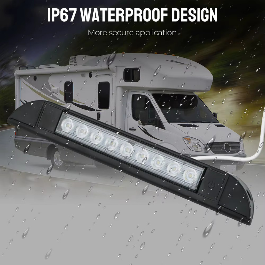 LED Deckenleuchte für Auto, RV und Yacht als Lichtleiste in Weiß mit 6000K Cool White, 12V - Bild 4