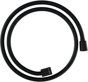 Hansgrohe Textilbrauseschlauch in Schwarz mit Anti-Kink und Anti-Twist Funktion, Länge: 125 cm - Bild 1