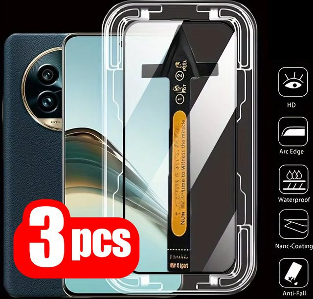 3 Stück Displayschutzfolie für Motorola G54 G55 G84 G75 G35 G56 G87 G37 G15 G17 G86 Power Edge 50 60 70 Pro 70 60 Fusion 60 Neo in Transparent - Bild 1