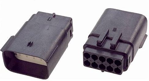 Molex Stiftgehäuse-Kabel 194190015 Bulk in Schwarz - Bild 1