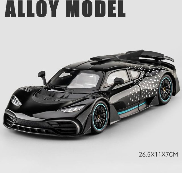 Linyi toy car Mercedes Benz Amg One 300Sl Gtr Gt, Modellauto, 1:18, Metall, ab 14 Jahren - Bild 1
