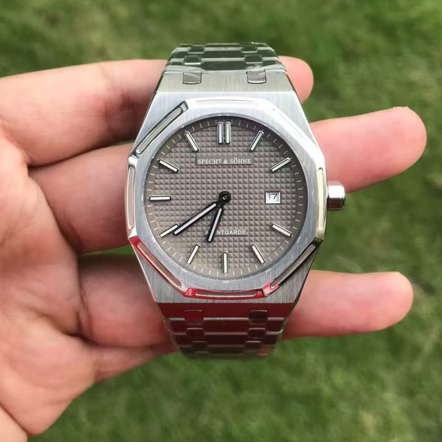 Specht & Söhne Armbanduhr, Edelstahl, Quarz, Blau, Saphirglas, Herren - Bild 1